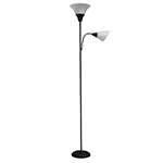Target: Torchiere Floor Lamp with Task Light - Room Essentials