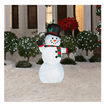 Home Depot: 4 ft. Airblown Lighted Outdoor Snowman!